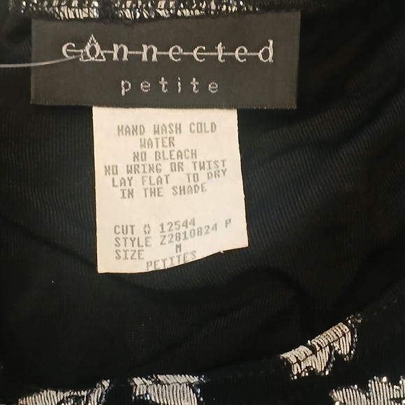 Connected Silver & Black Top - Picture 10 of 12